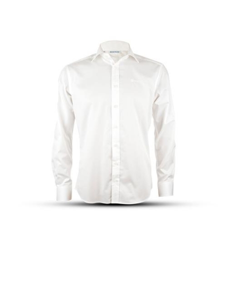 Picture of White long-sleeved shirt, man