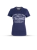 Picture of Women`s tractor T-shirt, blue