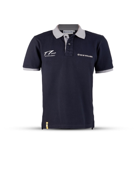 Picture of T7 HD men`s contrast polo shirt