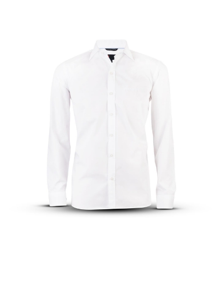 Picture of Men`s white long-sleeved shirt