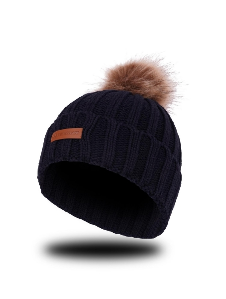 Picture of Women's Fluffy Ball Beanie