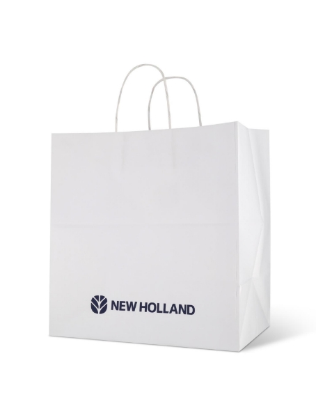 Kraft Papiertasche mit gedrehten Griffen XL