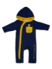 Baby-Jacquard-Overall, blau