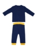Waffle Piqué Baby Set, blau,